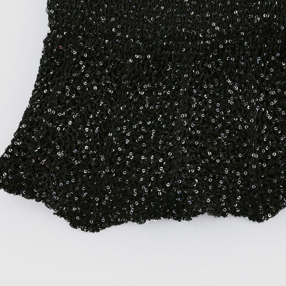 Cordelia sequinembellished tiered mini dress