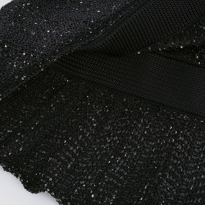 Cordelia sequinembellished tiered mini dress