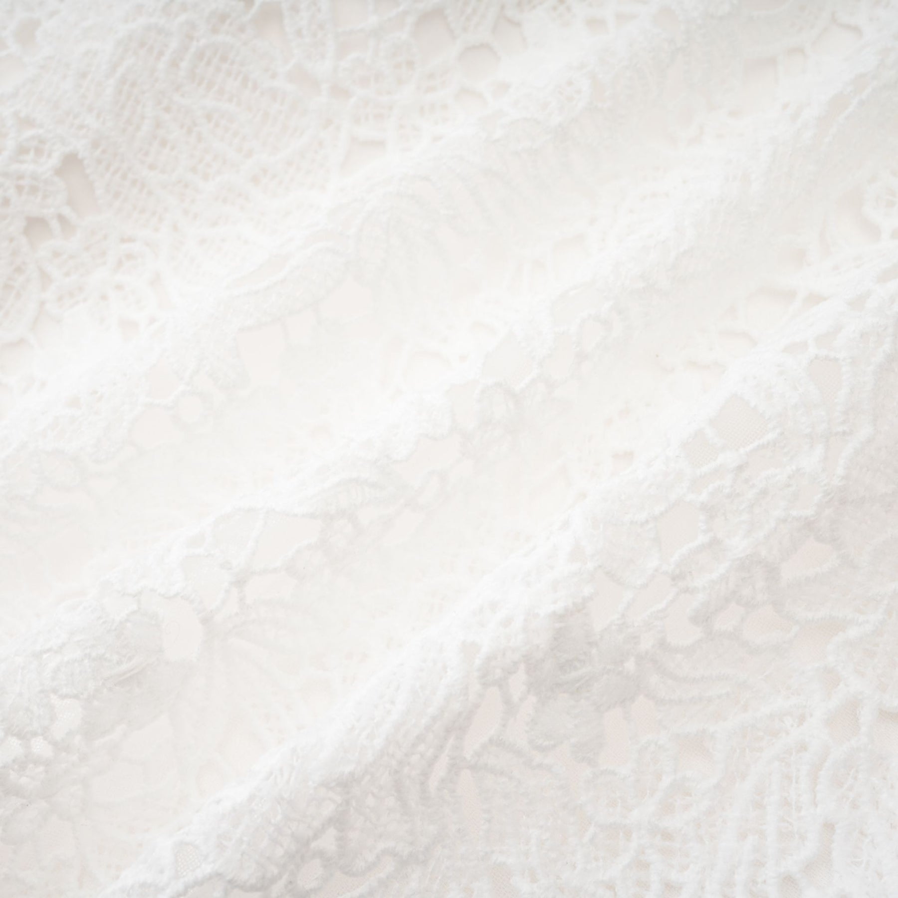 Cyrielle corded lace tiered mini dress
