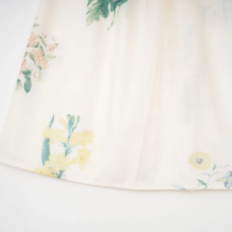 Cyrielle Vneck floralprint midi dress