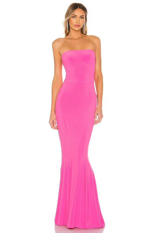 x Strapless Fishtail Gown Norma Kamali