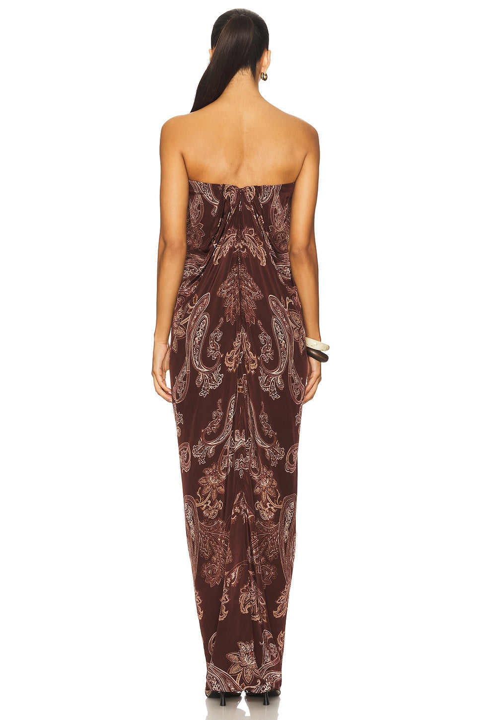 Off Shoulder Maxi Dress ROCOCO SAND