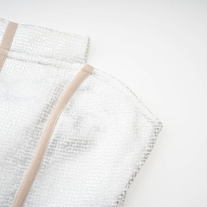 Danica silver bandage mini dress