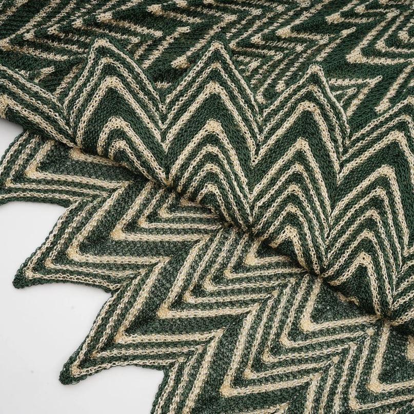 Daphné contrastcolor knitted midi dress