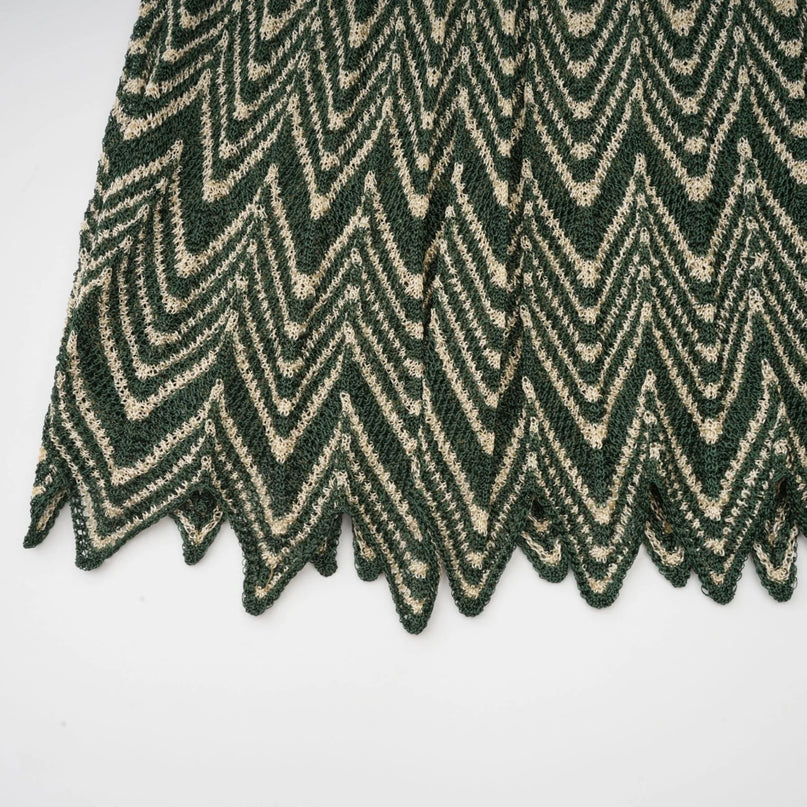 Daphné contrastcolor knitted midi dress