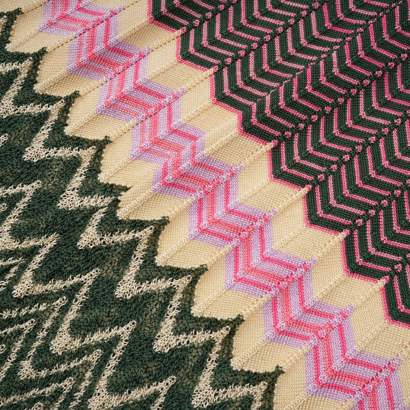 Daphné contrastcolor knitted midi dress