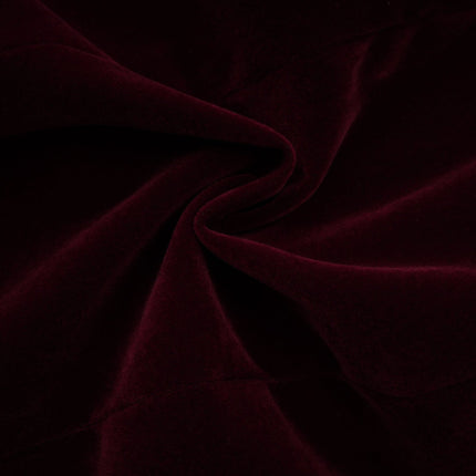 Daphne Red Velvet Floral Appliqué Mini Dress