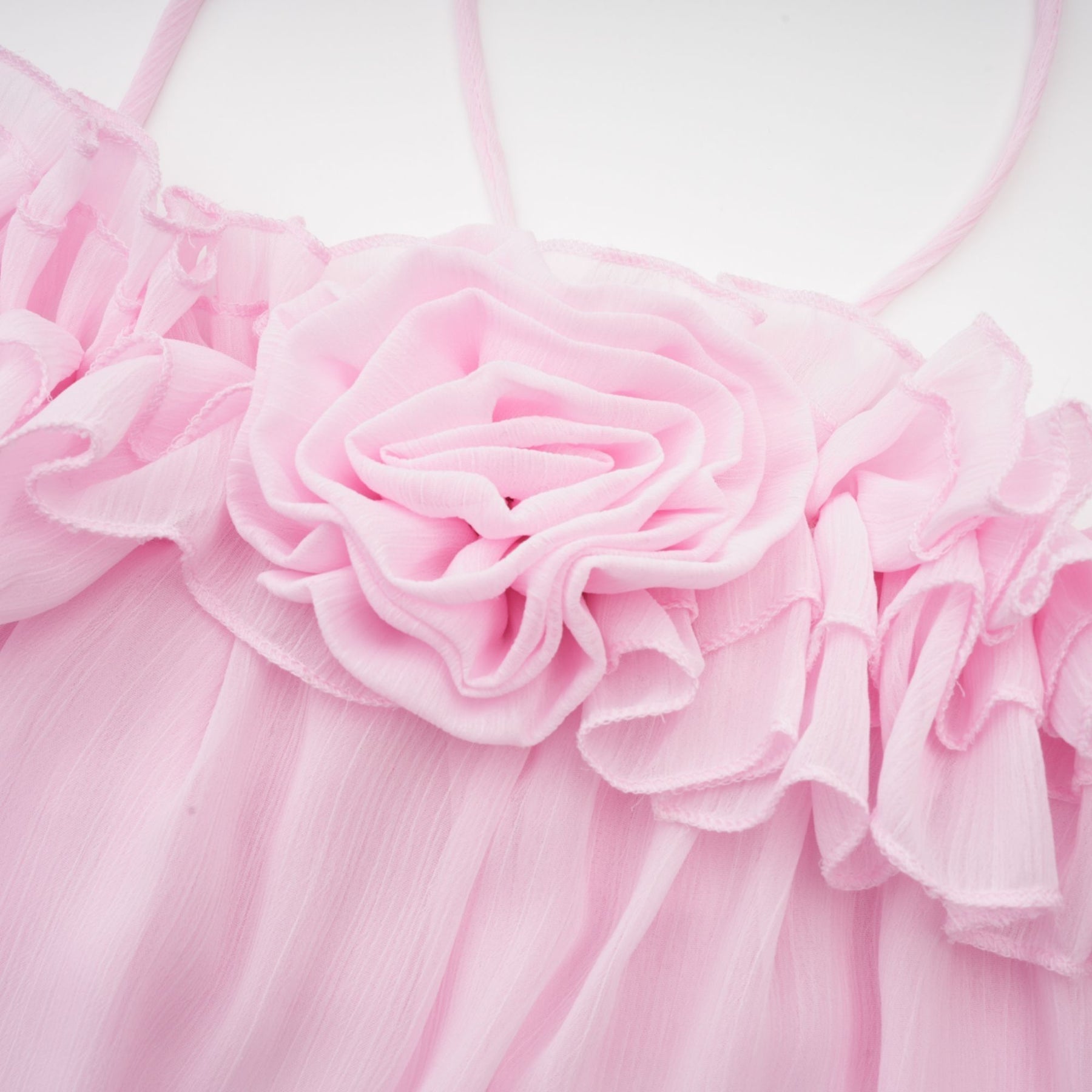 Darcy pink strapless semisheer top