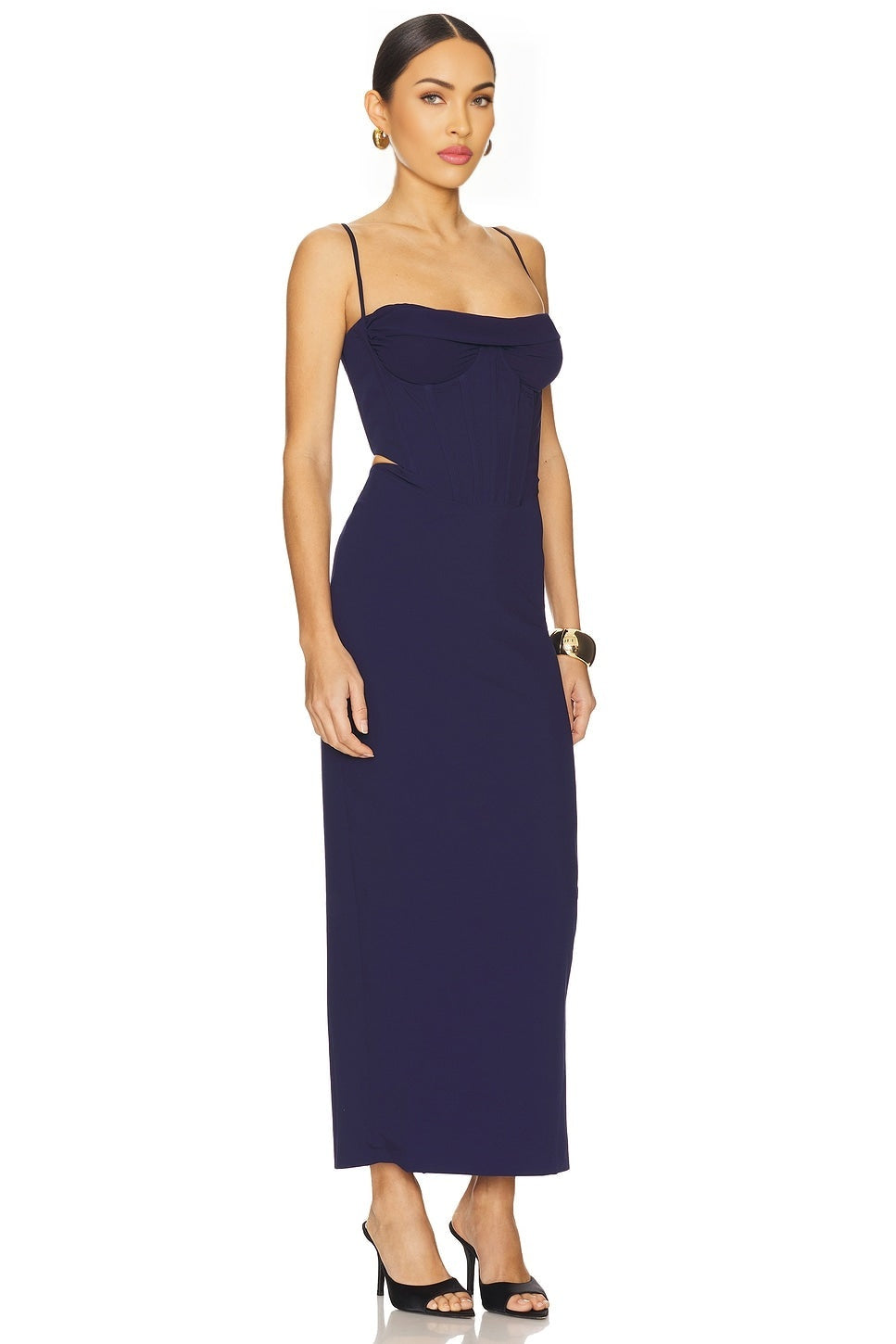 x Martini Midi Dress Bardot