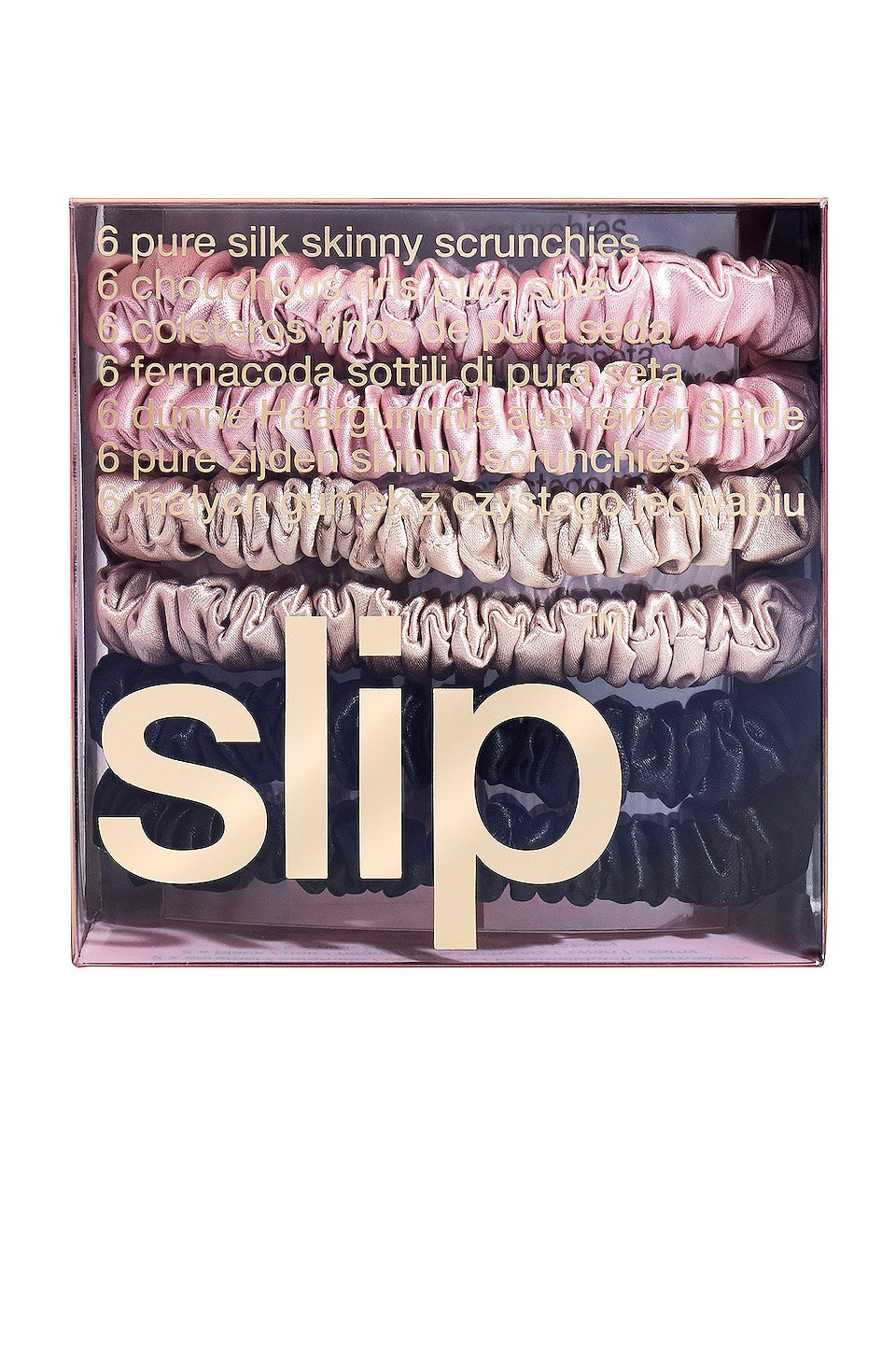 Skinnie Scrunchie 6 Pack slip