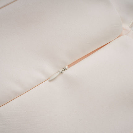 Delaney Vanilla Cream Halterneck Stud Embellished Midi Dress