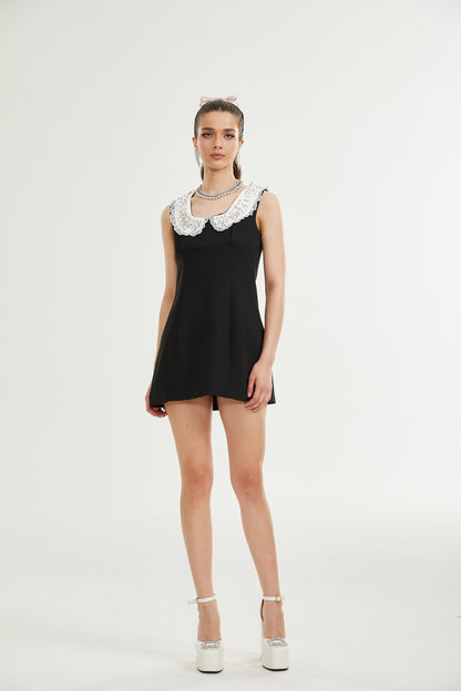 Delilah crystalembellished mini dress