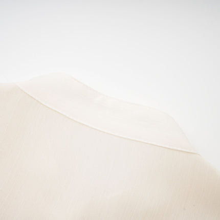 Delilah Ruffled Trim Top in Neutrals