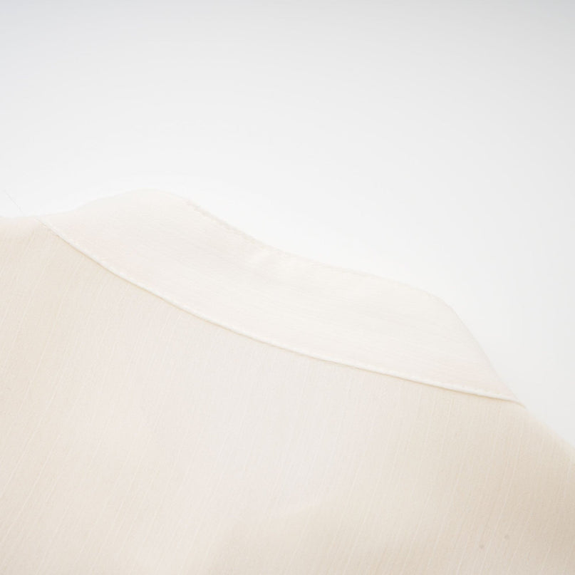 Delilah Ruffled Trim Top in Neutrals