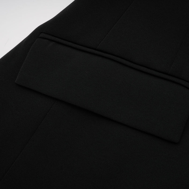 Delphine black embellished jacket  trousers matching set