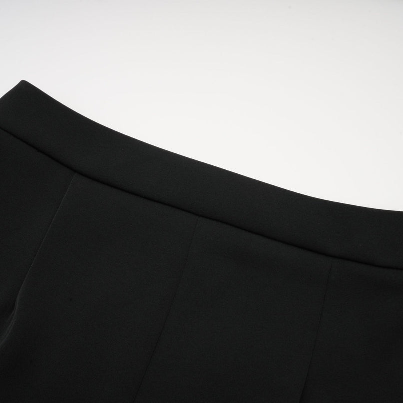 Delphine black embellished jacket  trousers matching set