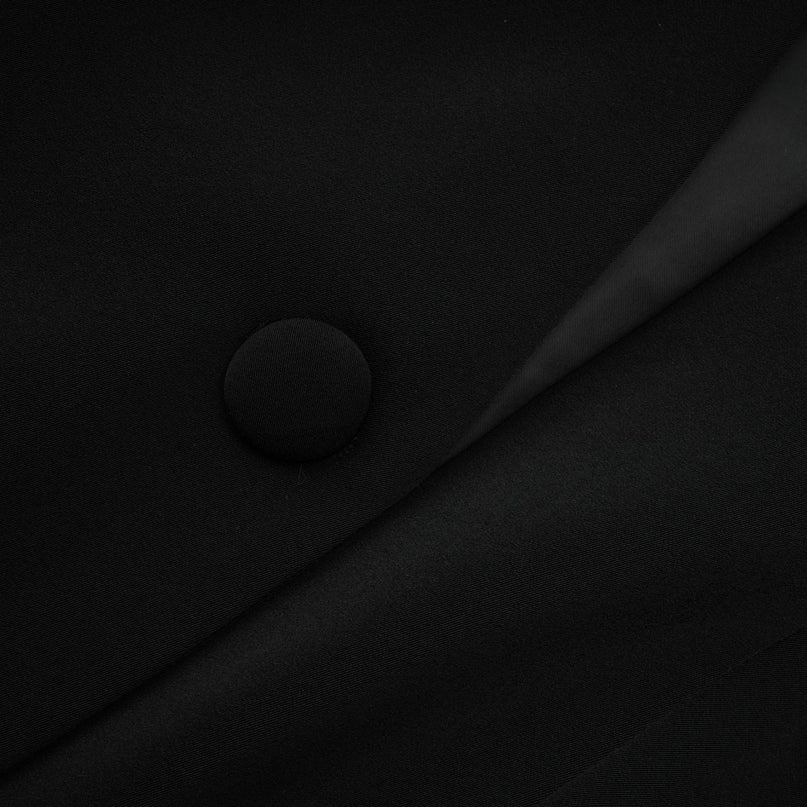 Delphine black embellished jacket  trousers matching set