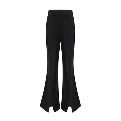 Delphine black embellished jacket  trousers matching set