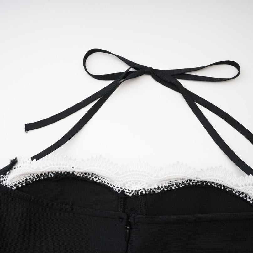 Delphine lacetrim mermaid dress