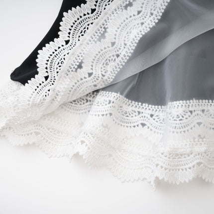 Delphine lacetrim mermaid dress