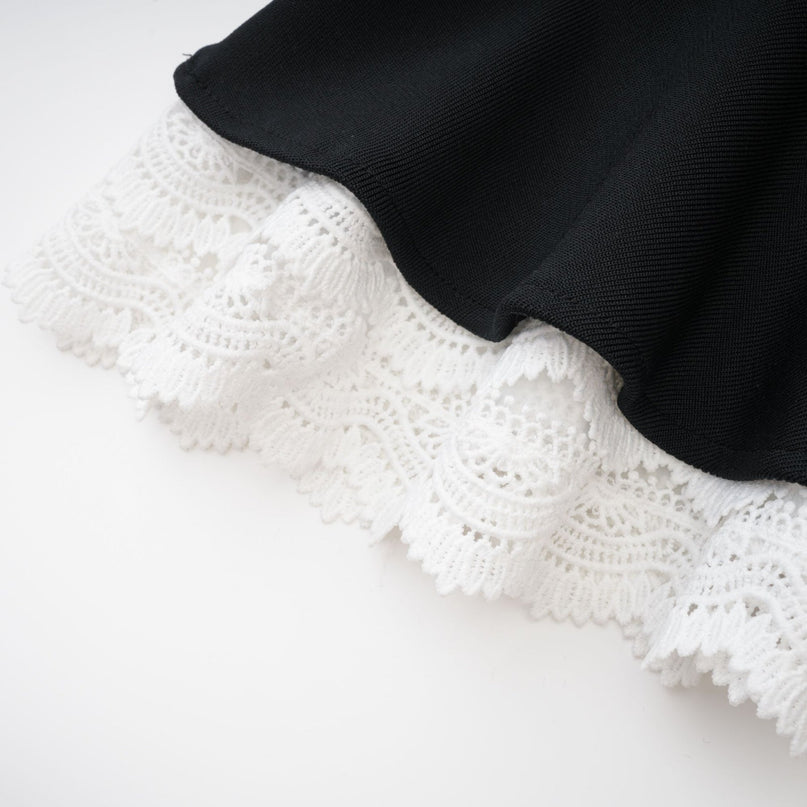 Delphine lacetrim mermaid dress