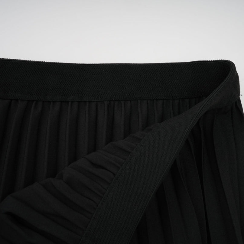 Dextard black gilded creased top  skirt matching set