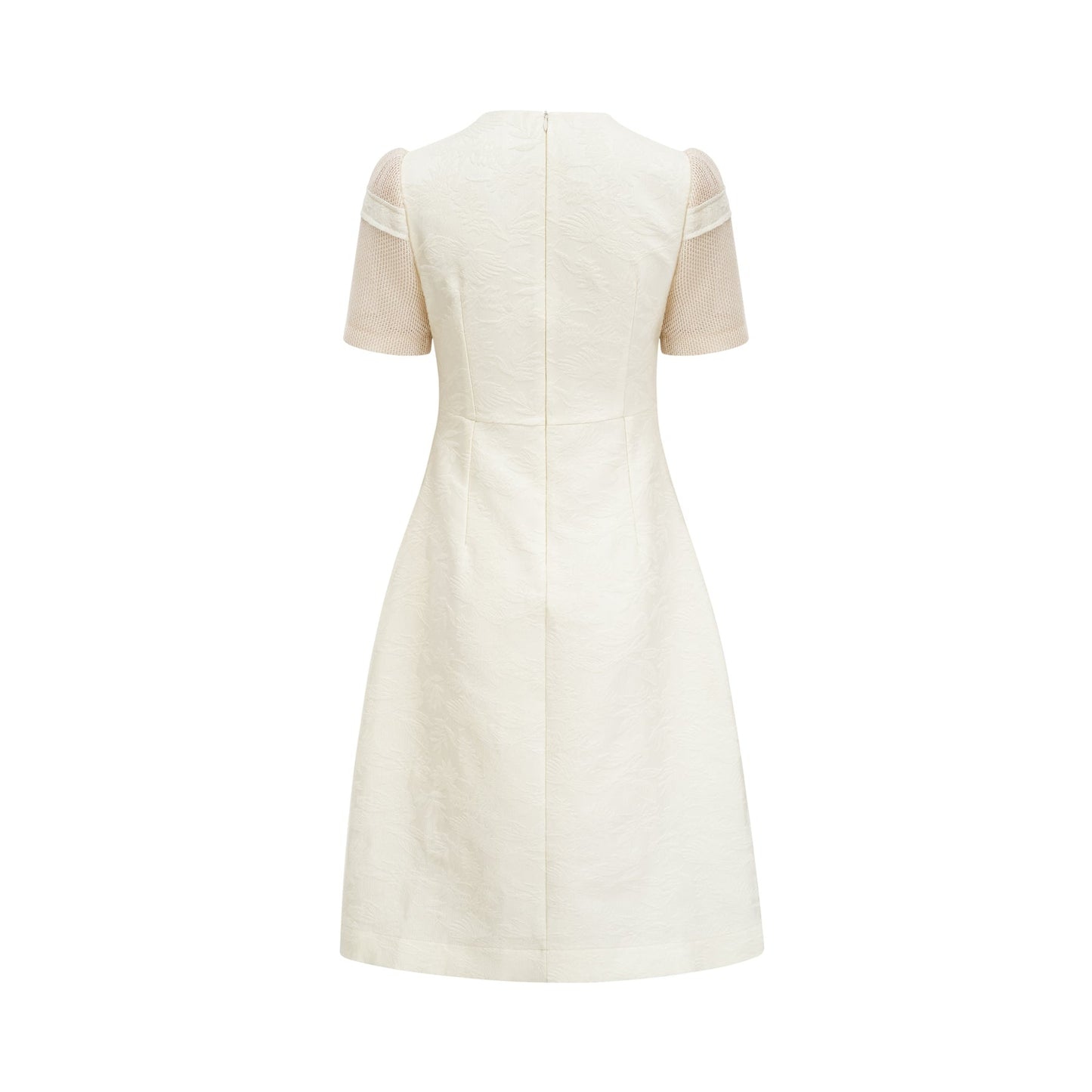 Diane floral embroidered openwork midi dress