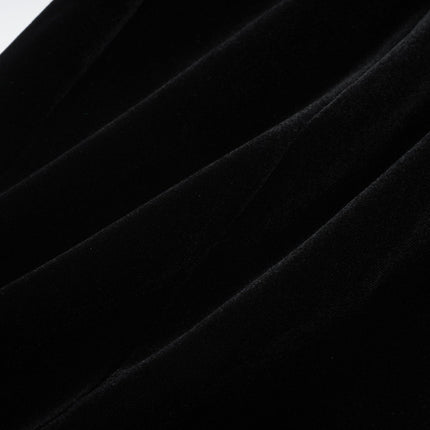 Donatella Black Long Sleeve Mini Dress