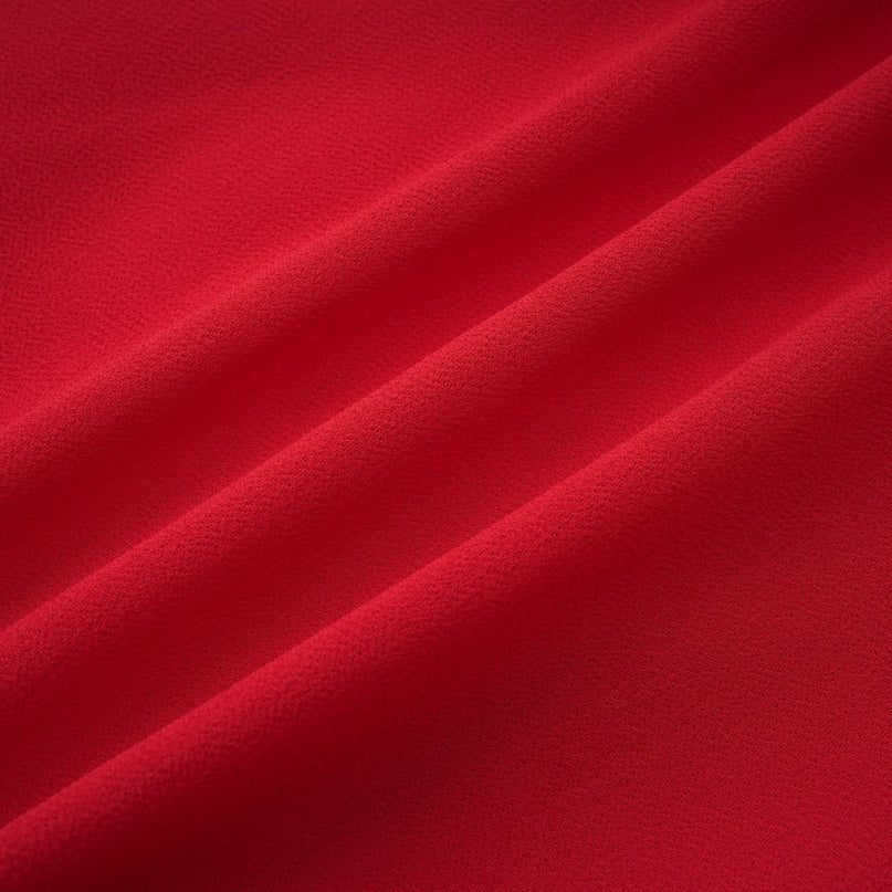 Dorotea Red Asymmetric Mini Dress with Open Back and Shoulder Pads