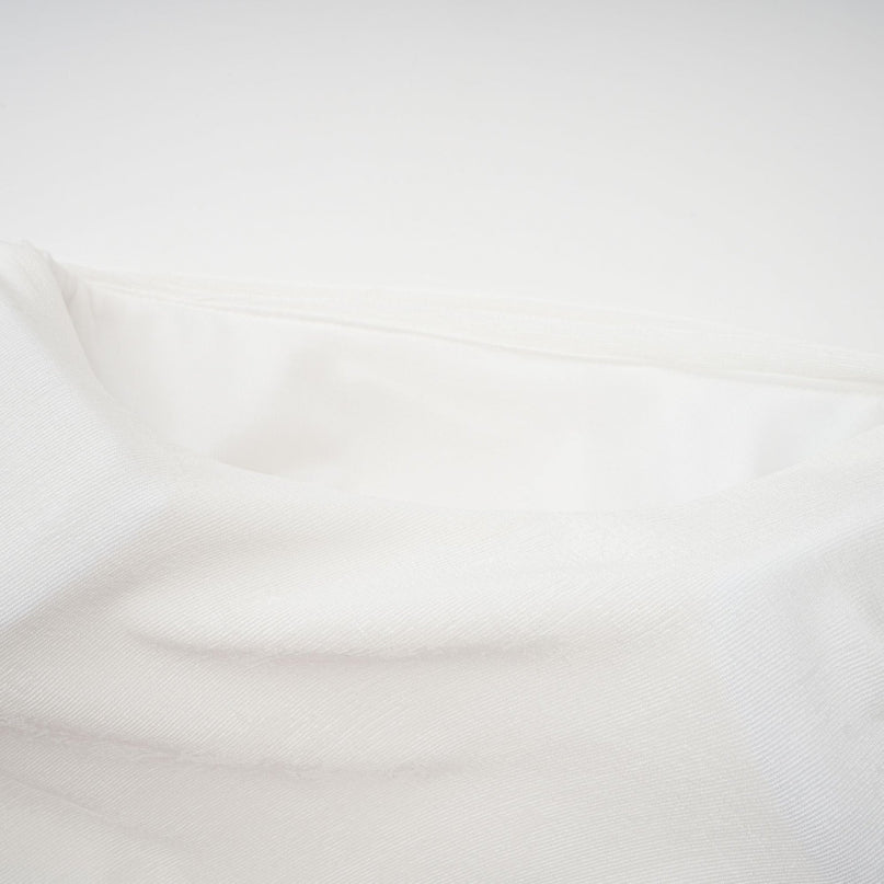 Dulcie White Asymmetrical Ruched Matching Set