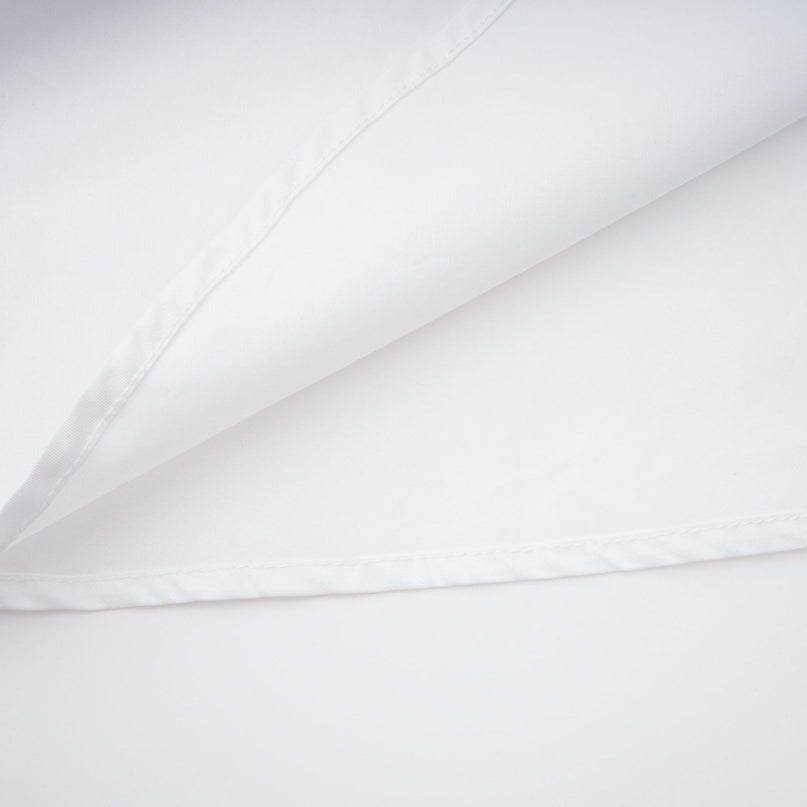 Dulcie white frontslit shirred shirt dress