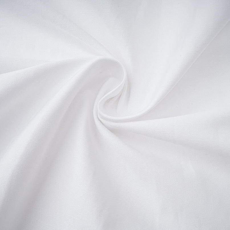 Dulcie white frontslit shirred shirt dress