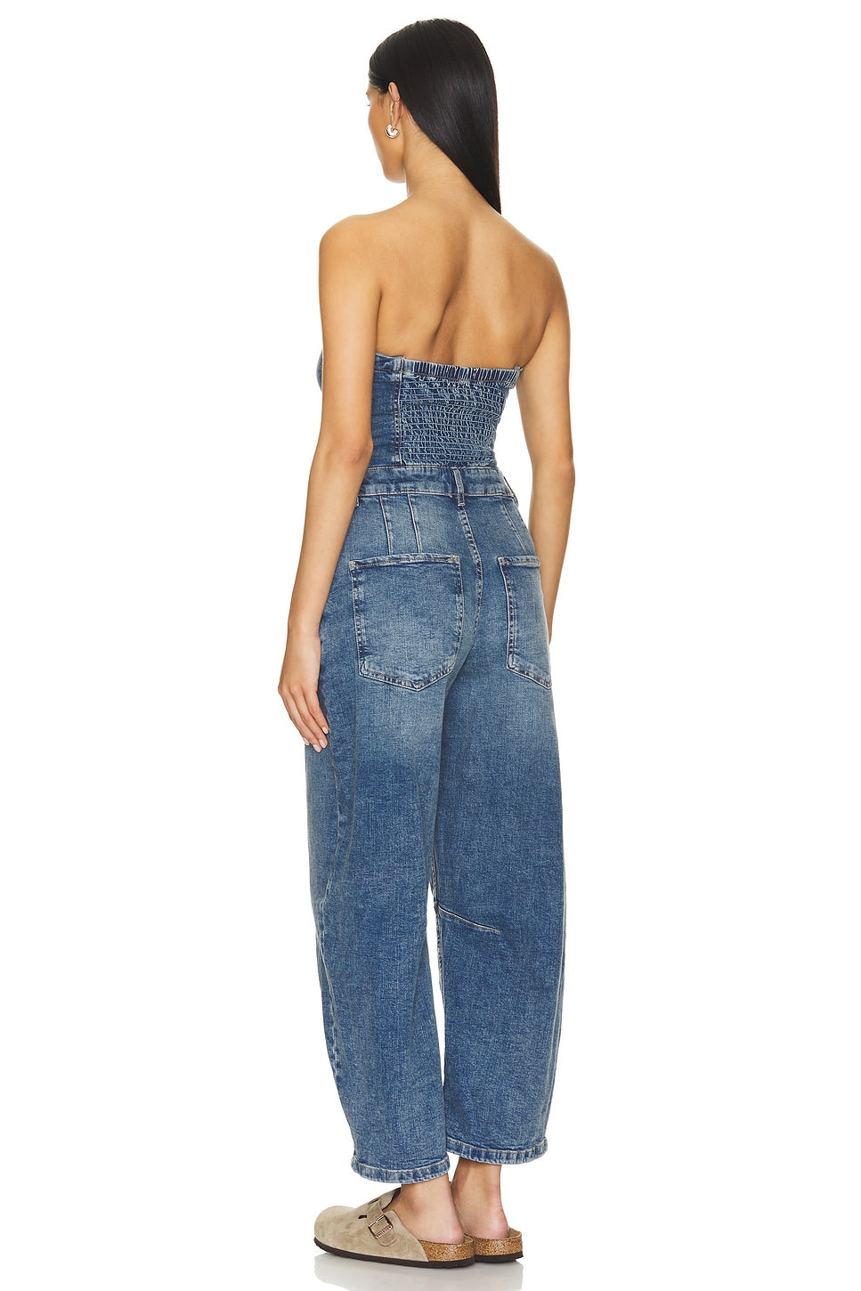 x We The Free Je Suis Pret Barrel Jumpsuit Free People