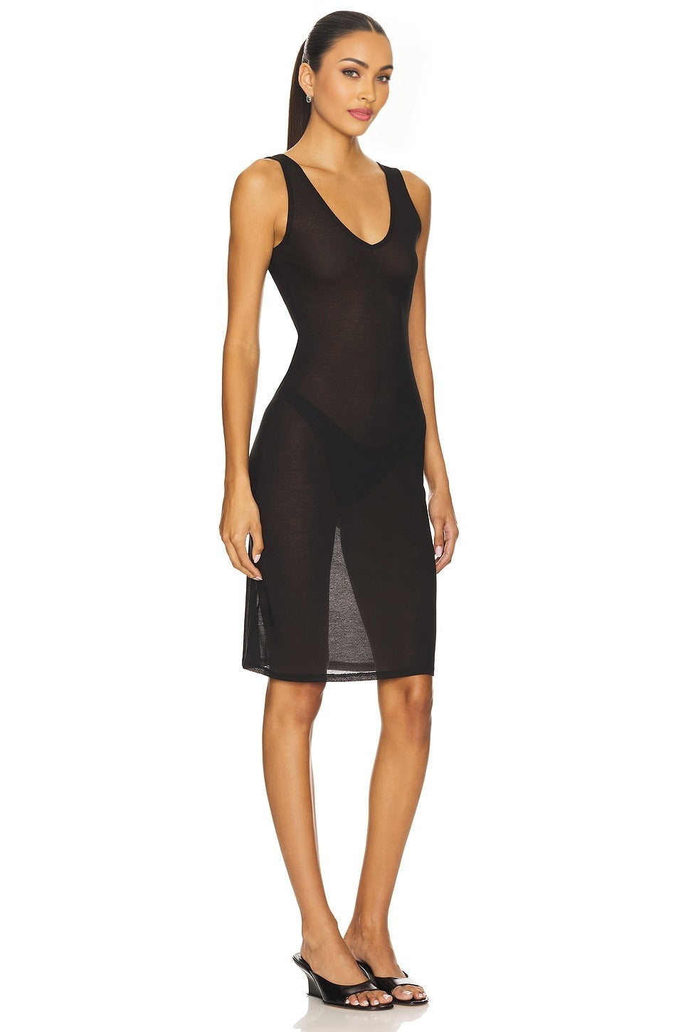 Noah Slip Dress Geel