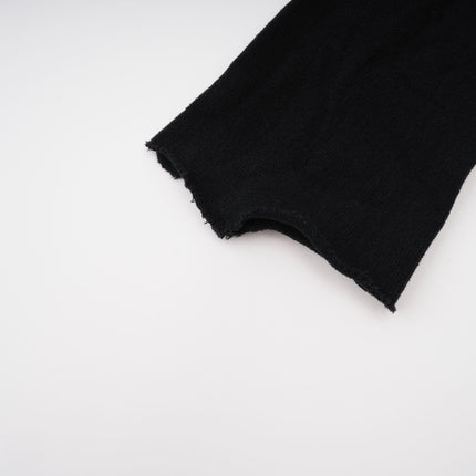 Eden Black Cut-Out Design Semi-Sheer Tights