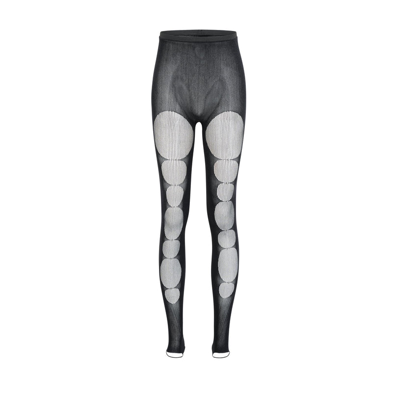 Eden Black Cut-Out Design Tights