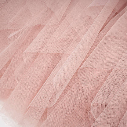 Eilís pink bustier mesh maxi dress