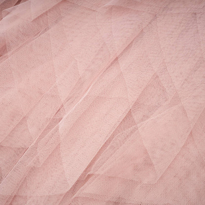 Eilís pink bustier mesh maxi dress