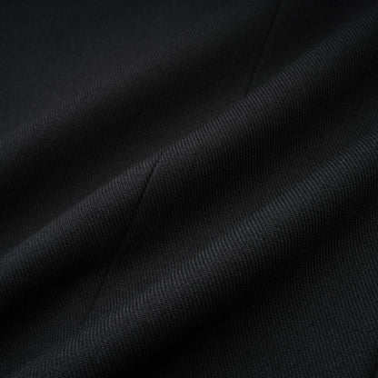 Eithne black doublebreasted long coat