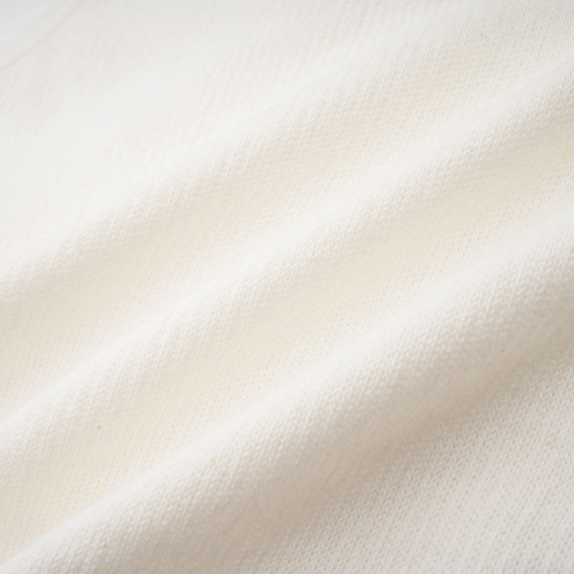 Eleanor White Cotton Racerback Cropped Top
