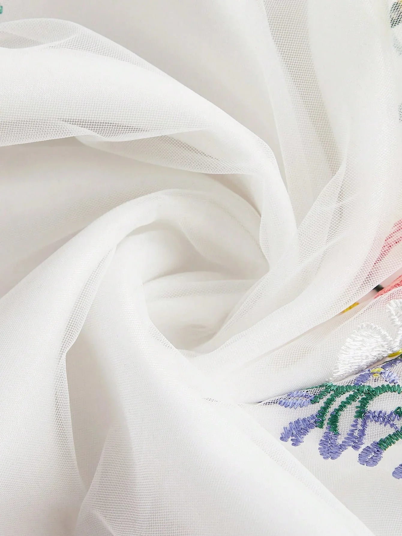 Elegant Floral Embroidered Dress Romantic Long Gown Summer New Years Outfit