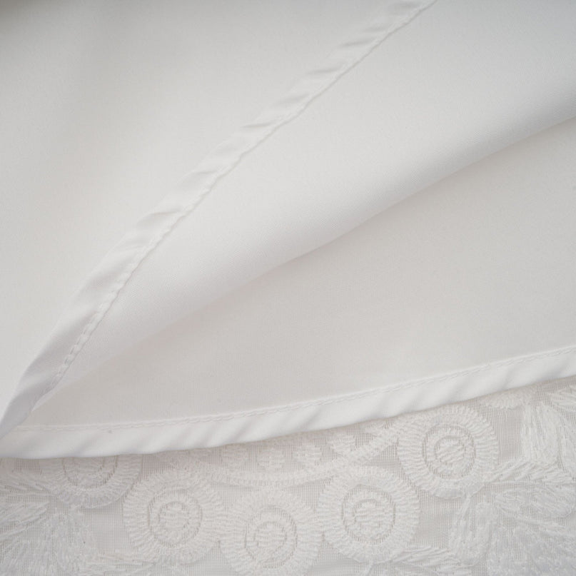 Elena White Guipure Lace Mini Dress Ruffled Asymmetrical Hem Scallop Tiered Design Knee-Length Women's Fashion