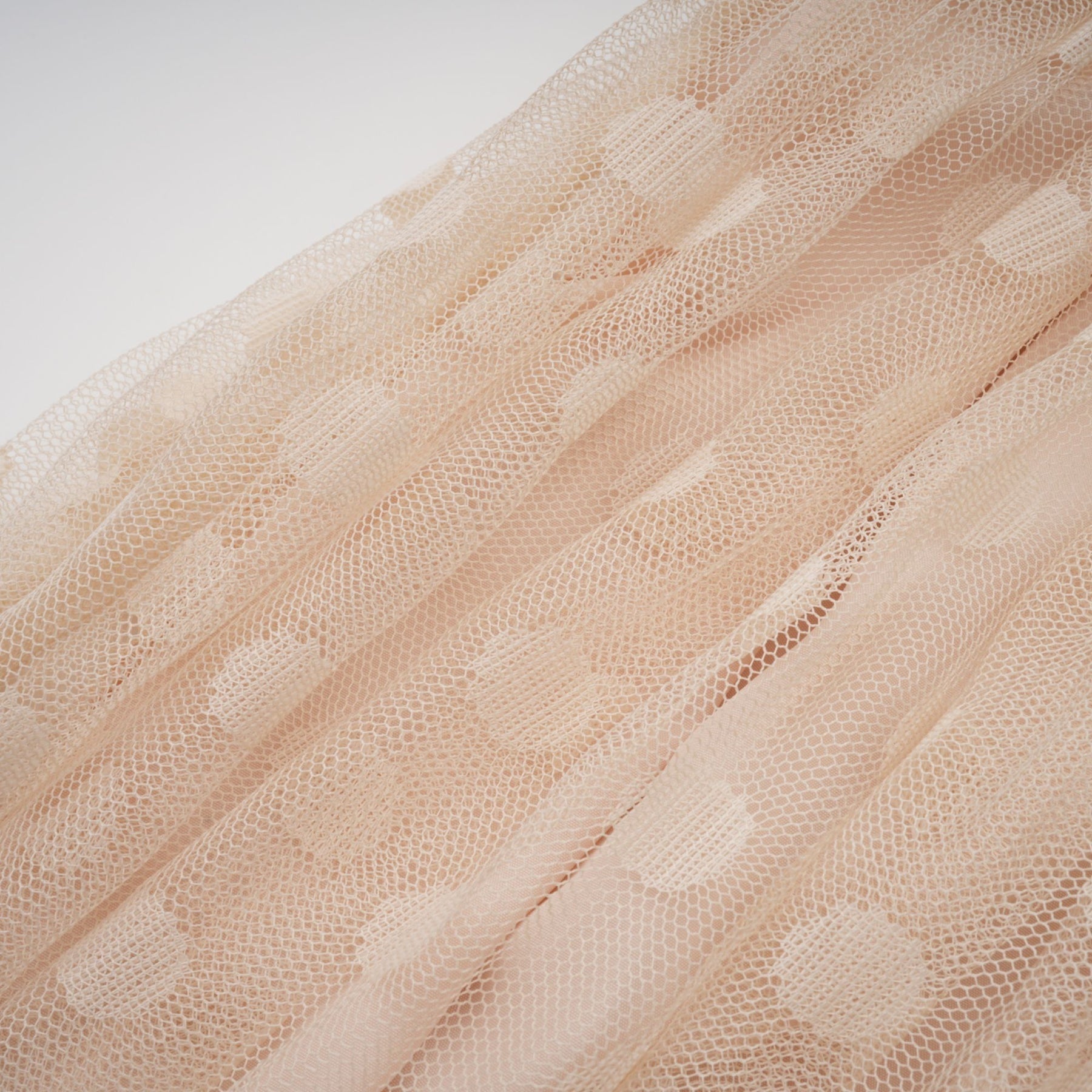 Éliane polkadot laceembroidered midi dress