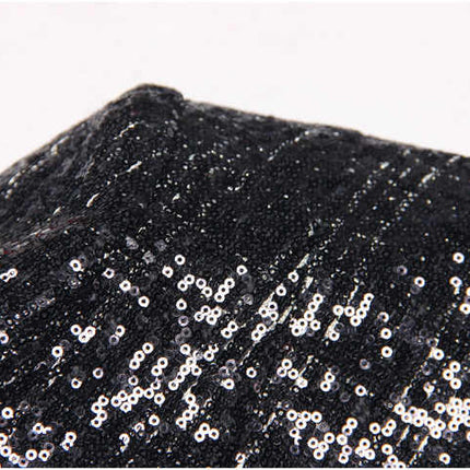 Elisa Black Tweed Jacket with Silver Detailing