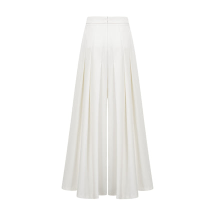 Elisabetta White One Shoulder Matching Set