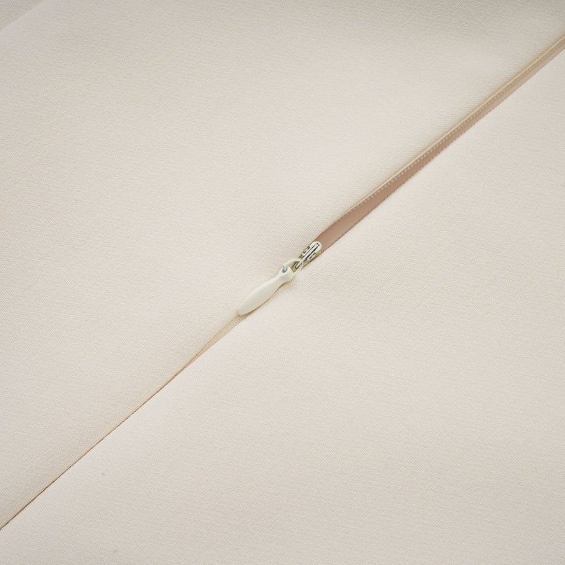 Ellie Neutrals Off-Shoulder Mini Dress Terylene Fiber