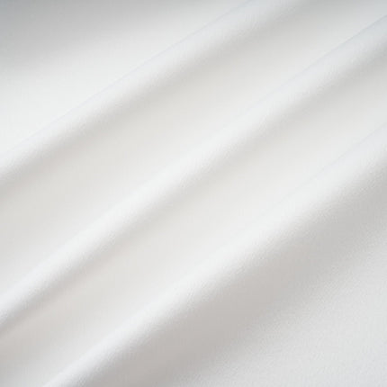 Emanuela White Maxi Dress with Mock Neck Cap Sleeves Open Back Fitted Waistline Boned Bodice Oversize-Bow Mermaid Hem Rear Clasp Zip Fastening 100% Terylene Fiber