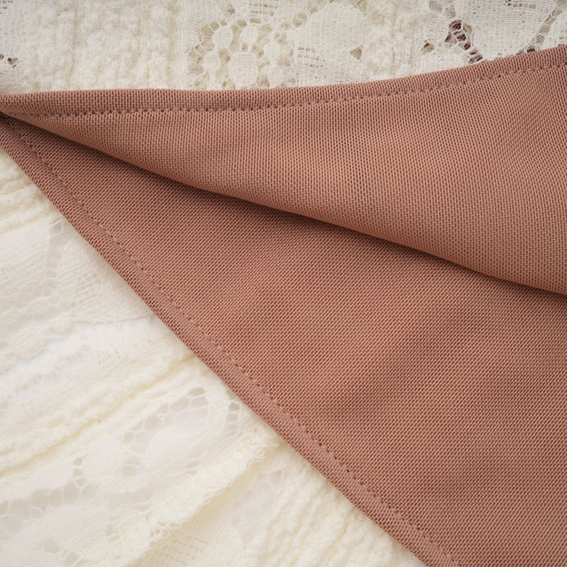 Émeline floral lace flaredcuff maxi dress in Neutrals