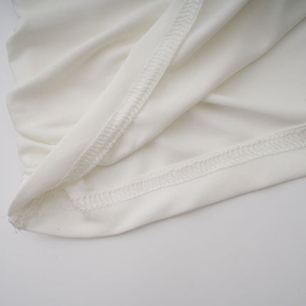 Émeline white braided ropedetail midi dress