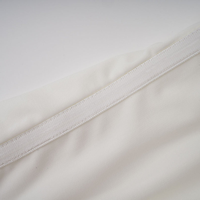 Émeline white braided ropedetail midi dress